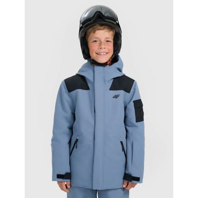 Snowboardjacke für Jungen mit 8000er Membran, Größe 4F 4FJRAW25TTJAM1044-32S