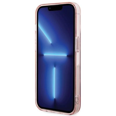 5. Karl Lagerfeld IML Choupette MagSafe Hülle für iPhone 15 Pro – Rosa