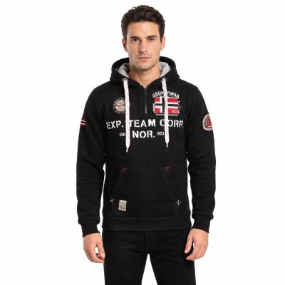 5. Herren-Sweatshirt Geographical Norway GOPTAINE MEN 100 EO BS2 (WT1885H/GN-BLACK)
