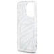 6. Karl Lagerfeld IML Zebra Pattern & Cord Hülle für iPhone 15 Pro – Schwarz