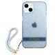 3. Guess GUHCP13MHTSGSB iPhone 13 6.1 "blau / blau Hardcase Translucent Stap