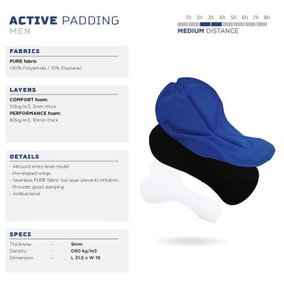 3. Rogelli CORE Trägerhose schwarz-blau 5XL