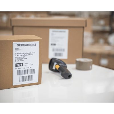 9. Brother QL-1100C Thermodirekt-Etikettendrucker, 300 x 300 dpi, 110 mm/s, kabelgebunden
