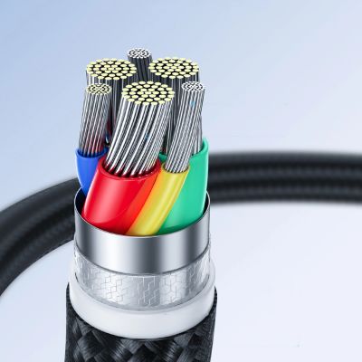 7. Joyroom S-A11 Surpass Kabel 60W USB-C - USB-C 0,25m - schwarz