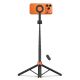 3. Tech-Protect L10S Bluetooth-Selfie-Stick-Stativ – Schwarz und Orange
