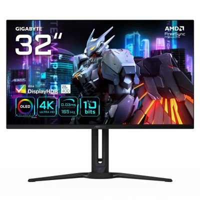 GIGABYTE AORUS FO32U EK Computermonitor 80 cm (31,5") 3840 x 2160 px 4K Ultra HD OLED Schwarz