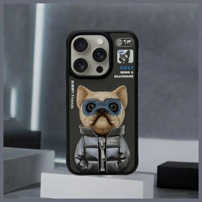 10. Nimmy Cool&Cute 2.0 Hülle für iPhone 15 Pro - Schwarz