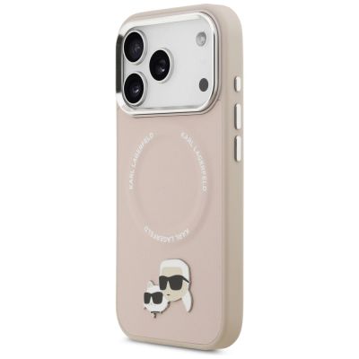 2. Karl Lagerfeld Karl & Choupette Pins MagSafe Case für iPhone 17 Pro Max - Pink
