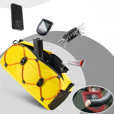 4. Rockbros 30110054006 Lenkertasche für Fahrräder, 2,2 l – Gelb