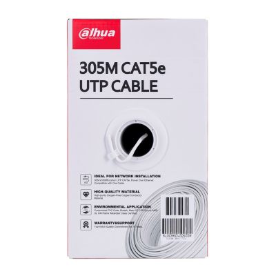 5. Dahua Technology PFM920I-5EUN 305m Cat5e U/UTP (UTP) Netzwerkkabel