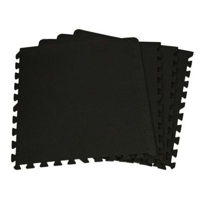 EB FIT Puzzle-Trainingsmatte 60x60x1,0cm 4-tlg. schwarz