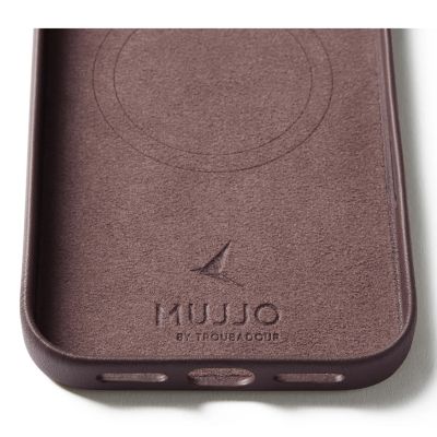 4. Mujjo Lederhülle - Lederhülle für iPhone 17 Pro Max, kompatibel mit MagSafe (bronzerot)