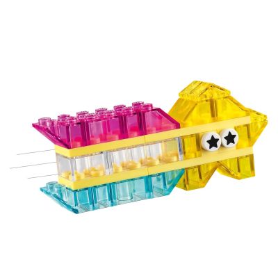 8. LEGO CLASSIC 11040 Zauberset mit transparenten Steinen