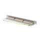 6. LANBERG Patchpanel, 24 Ports, 1 HE, 19 Zoll, CAT.6A, FTP, Grau, PPSA-1024-S