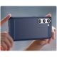 7. Carbon Case für Samsung Galaxy S23+ flexible Silikon-Carbon-Hülle blau