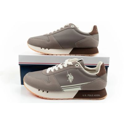 10. US Polo Assn Sportschuhe, Sneaker für Herren, modisch, bequem, braun