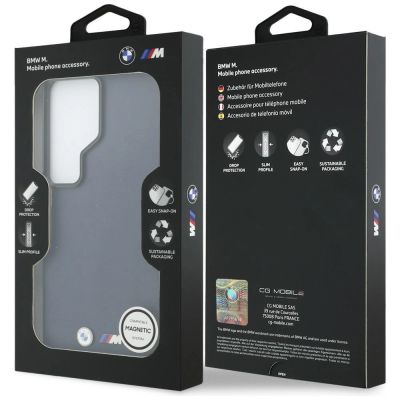 8. BMW M Metal Logo MagSafe Hülle für Samsung Galaxy S26 Ultra – Marineblau