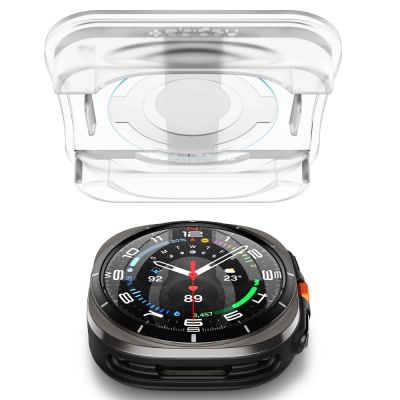 4. Spigen Glas.TR EZ Fit gehärtetes Glas für Samsung Galaxy Watch Ultra (47 mm) – klar (2er-Pack)
