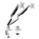 3. LogiLink BP0043 Monitorhalterung/Ständer für 81,3 cm (32") Monitore, Aluminium-Tischplatte