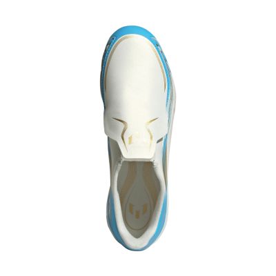4. Adidas F50 Messi League LL FG Kinder-Fußballschuhe Weiß und Blau IH1907
