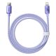 4. Baseus CAJY000205 Lightning – USB-C PD-Kabel 20 W 480 Mbit/s 1,2 m – Lila