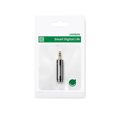 5. Ugreen Adapter 3,5-mm-Audioadapter (männlich) auf 6,35-mm-Miniklinke (weiblich) grau (AV168)