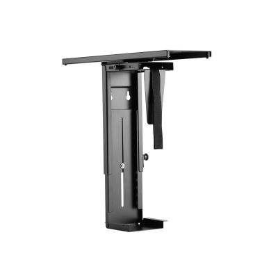 Equip 650892 Computerhalterung für unter den Schreibtisch, CPU-Halterung, Schwarz