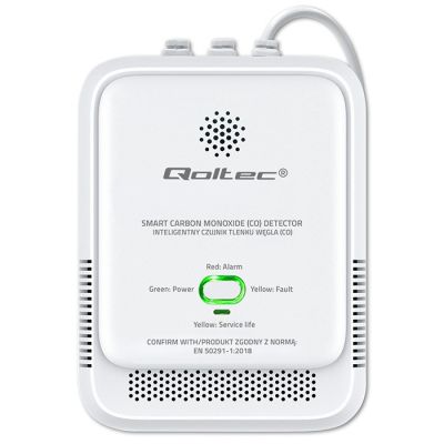 7. QOLTEC Kohlenmonoxidsensor | CO-Melder | 85 dB LED-Alarm