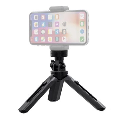 4. Mini-Stativ-Selfie-Halterung für Handykamera, GoPro-Kamera, 16–21 cm, Schwarz