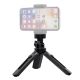 4. Mini-Stativ-Selfie-Halterung für Handykamera, GoPro-Kamera, 16–21 cm, Schwarz