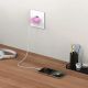 6. Tech-Protect NCA20 PD 20W QC3.0 USB-A / USB-C Wandladegerät - Rosa