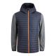 2. Jack&Jones JJEMULTI Steppjacke 12182242 Grau melang/Eingesetzter Saum