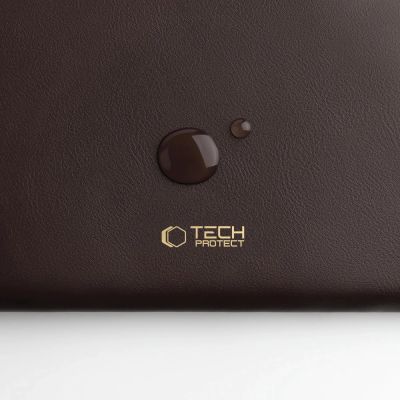 6. Tech-Protect Fleece-Laptoptasche 13-14" - Braun