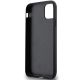 7. Karl Lagerfeld KLHCN613DMKRLK iPhone 11 / Xr 6,1" schwarz/schwarzes Hardcase 3D Rubber Multi Logo