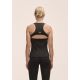 6. Casall Soft Touch Bra Tank Damen-Trainingsshirt Schwarz