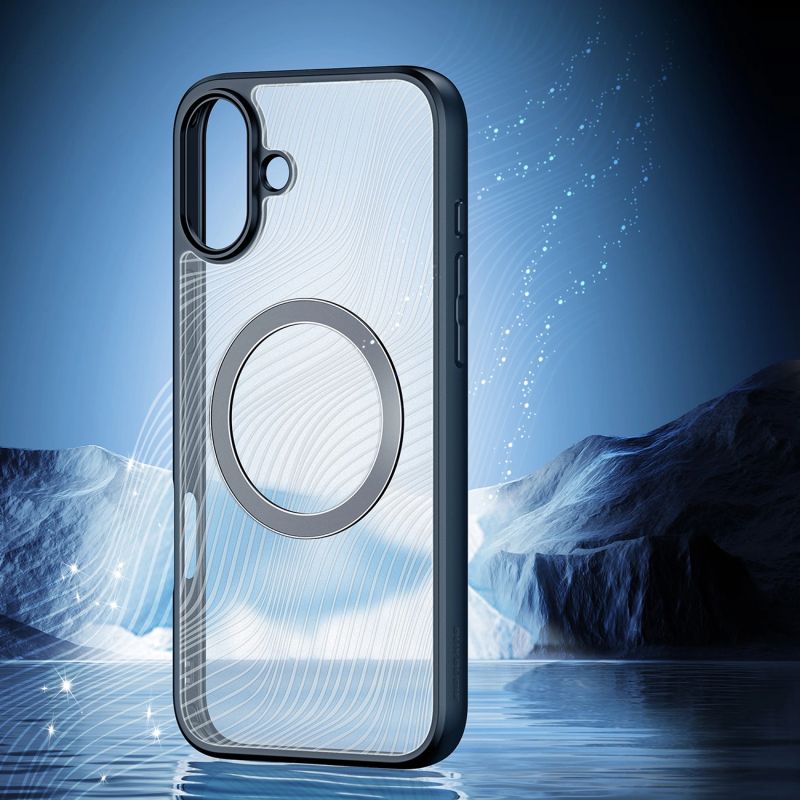6. Dux Ducis Aimo Mag Hülle mit MagSafe für iPhone 16 – Schwarz