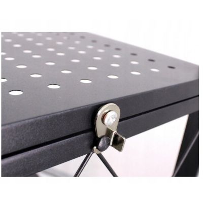 4. Klappregal auf Rollen FS005 72x34xH163 schwarz