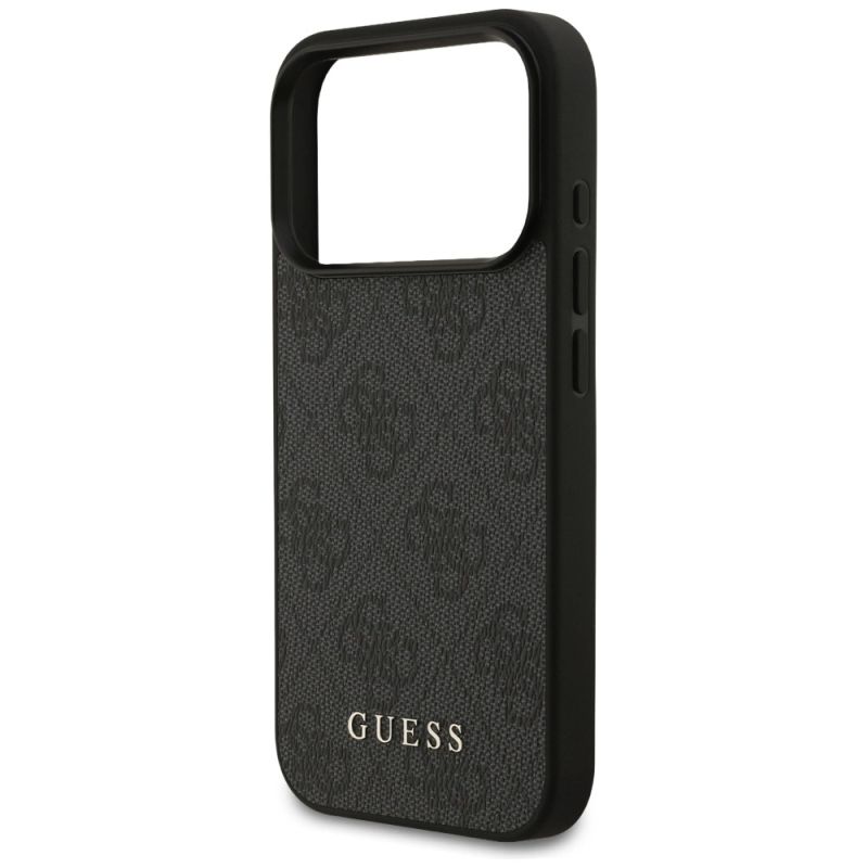 6. Guess 4G Classic Case für iPhone 17 Pro - Schwarz