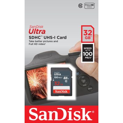 3. SANDISK ULTRA SDHC 32 GB 100 MB/s