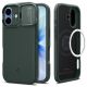 Spigen Optik Armor MagSafe iPhone 17 Hülle - Grün