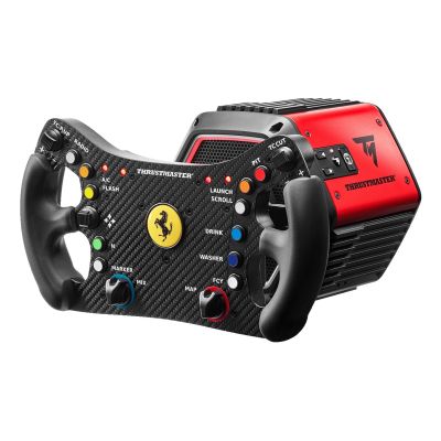 4. Thrustmaster T818 Ferrari 488 GT3 Simulator Schwarz, Rot USB-Lenkrad + Pedale Analog/Digital PC