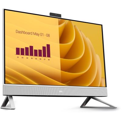 4. Dell 27 AiO EC27250 Core 7-150U 27,0" FHD Touch IPS 250 cd/m², 16 GB DDR5-RAM, 1 TB SSD, GeForce MX 570A, Webcam, WLAN + Bluetooth, Tastatur mit Hintergrundbeleuchtung, Windows 11 Pro, 3 Jahre ProSupport