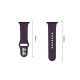 3. Tech-Protect Silikonarmband für Apple Watch 40 / 41 / 42 mm – Dunkelkirsche