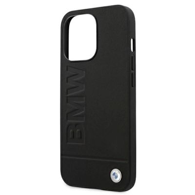 6. BMW Signature Logo Imprint Case für iPhone 13 Pro Max - Schwarz