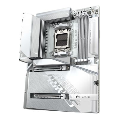 5. Gigabyte B850 AORUS STEALTH ICE Motherboard (B850, AM5, ATX, DDR5)