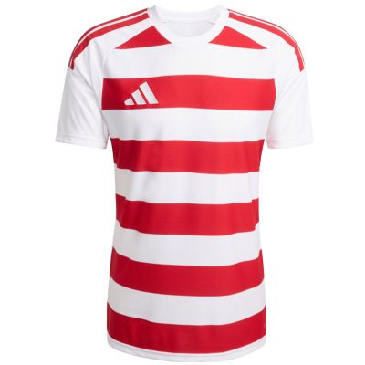 2. adidas Herren-Trikot Hooped 26 Jersey weiß-rot KF3388