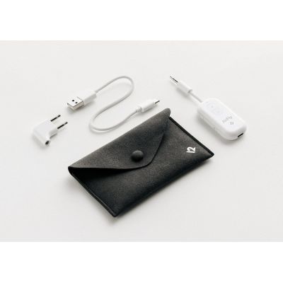 6. Twelve South AirFly Pro 2 - Bluetooth-Adapter mit 3,5-mm-Klinkenanschluss, kompatibel mit AirPods und anderen Bluetooth-Kopfhörern, bis zu 2 Kopfhörerpaare gleichzeitig und mit AUX IN (weiß)