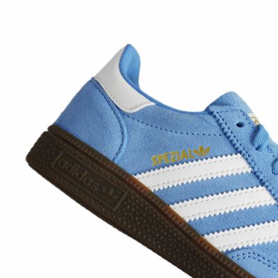 6. Adidas Handball Spezial Kinder Sportschuhe Hellblau / Wolkenweiß - JI2896