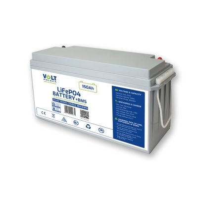 VOLT 6AKLI24150 LiFePO4-Akku 25,6 V 150 Ah (150 A) + BMS