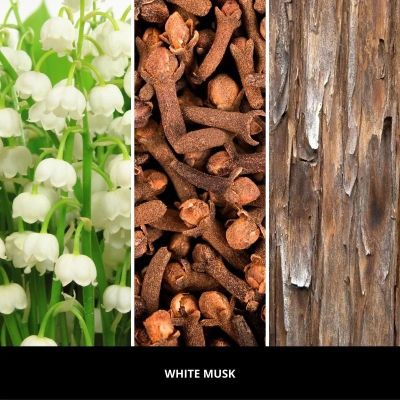 4. Duftstäbchen 250ml WHITE MOSK MILLEFIORI